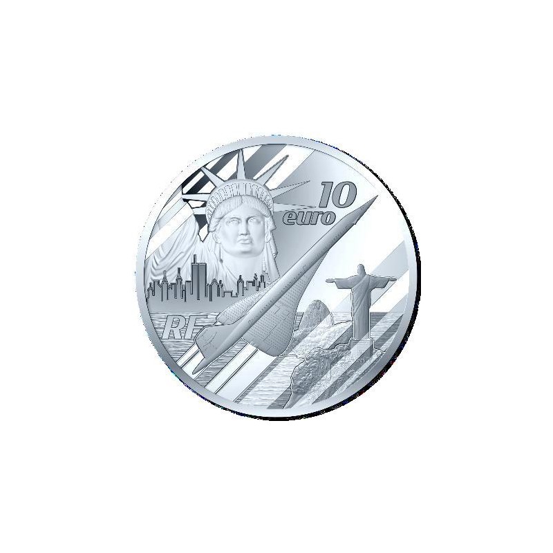 Pièce de 10 euros France 2026, BE, Les 50 ans du Concorde Pièce de 10 euros France 2026, BE, Les 50 ans du Concorde