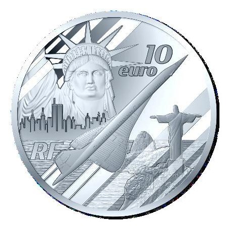 10 euros France 2026, BE, Les 50 ans du Concorde