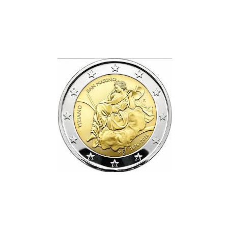 2 euros Saint Marin 2026, BE, 450 ans de la mort de Titien