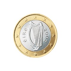 Série 8 pièces euro Irlande 2007, UNC, Face nationale