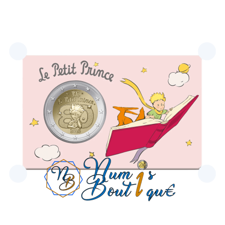 2 euros France 2026, BU, les 80 ans du petit Prince Coincard Livre