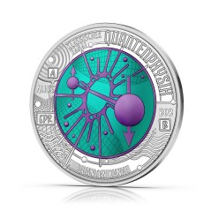 25 euros Autriche 2026, BU argent et niobium, Physique Quantique