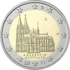 2 Euros Allemagne 2011, UNC, Présidence de la Rhénanie-du-Nord-Westphalie au Bundesrat, Atelier F