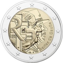 2 Euros France 2020, BU, Charles de Gaulle