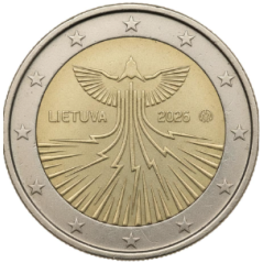 Pièce de 2 euros Lituanie 2026, UNC, L'indépendance Energétique de la Lituanie