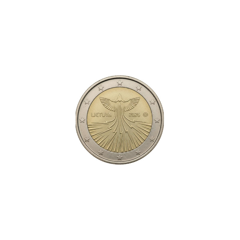 2 euros Lituanie 2026, UNC, L'indépendance Energétique de la Lituanie