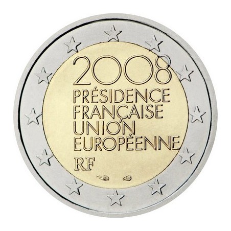 2 Euros France 2008, BU, Présidence du conseil de l’Union Européenne
