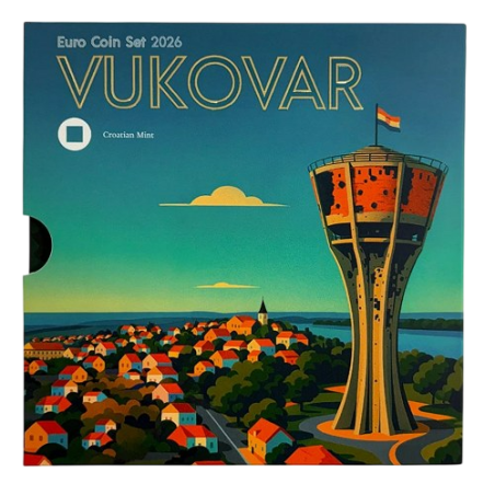 Série 8 pièces Croatie 2026, BU, VUKOVAR