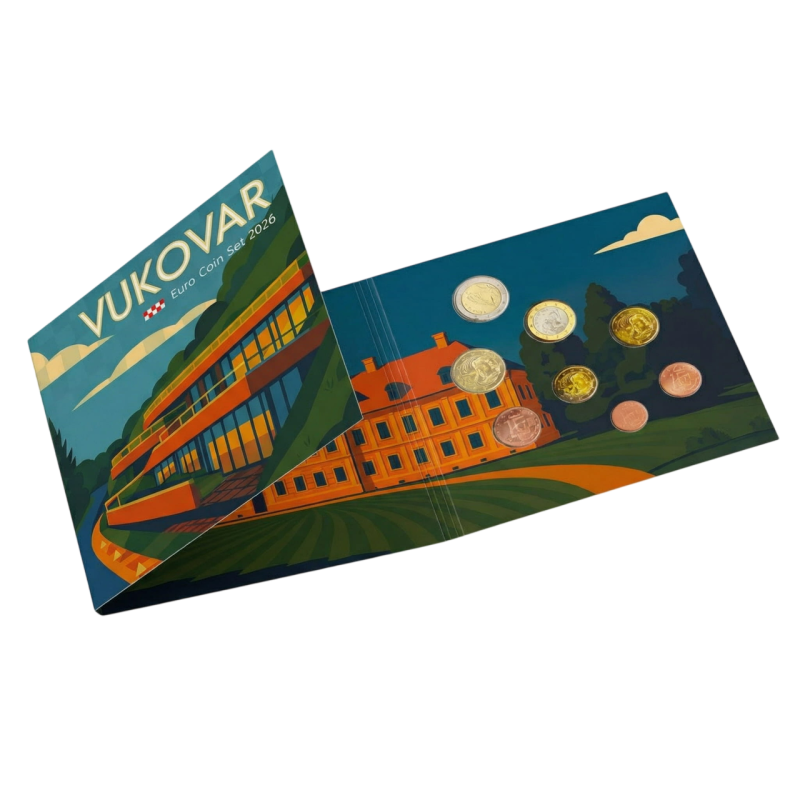 Série 8 pièces Croatie 2026, BU, VUKOVAR