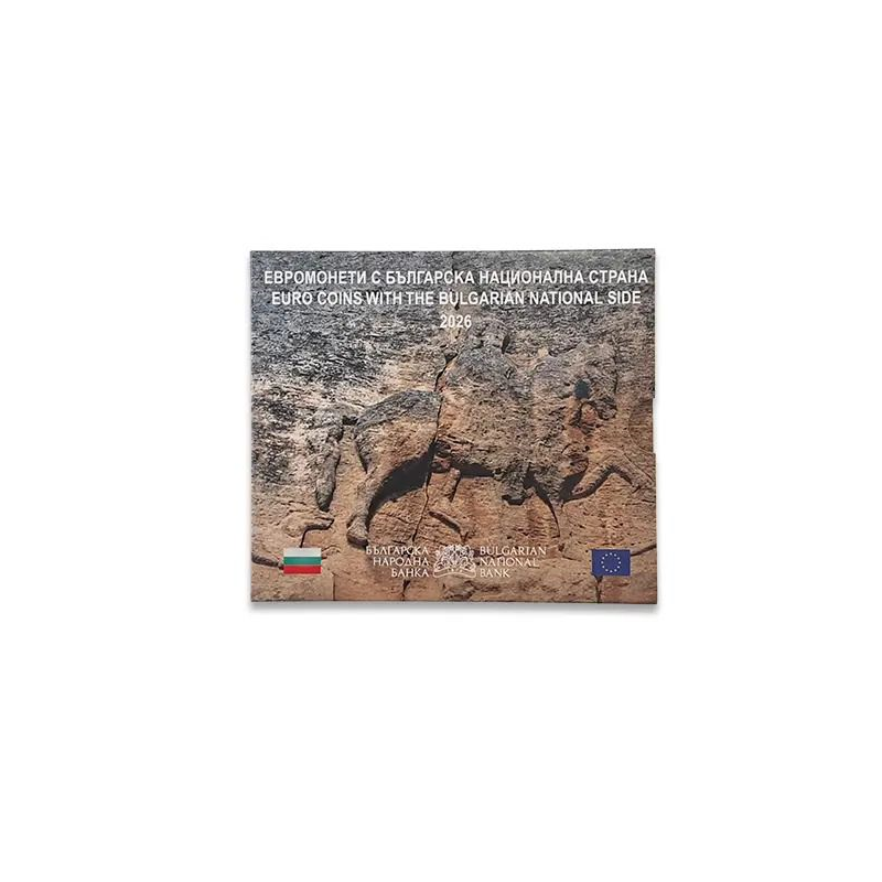 Série 8 pièces Bulgarie, BU, Face Nationale 2026