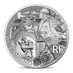 10 Euros France 2018, UNC, Centenaire de la fin de la Guerre de 1914-1918