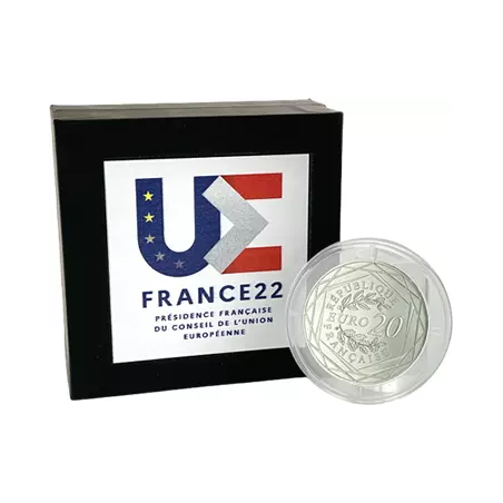 20 euros France 2022, BE, Présidence française du conseil de l'union Européenne