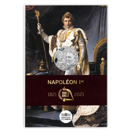 10 Euros France 2021, UNC, les 200 ans de la mort de Napoléon Bonaparte