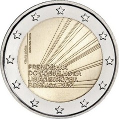 2 Euros Portugal 2021, BU, Présidence de l'EU