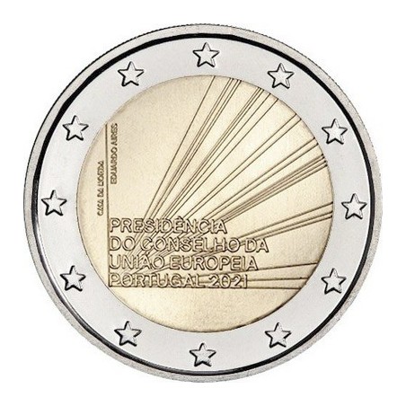 2 Euros Portugal 2021, BU, Présidence de l'EU