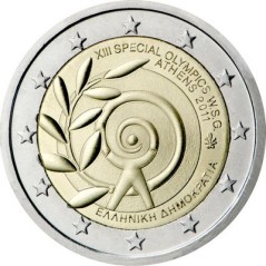 2 Euros Grèce 2011, UNC, Jeux olympiques spéciaux mondiaux en 2011