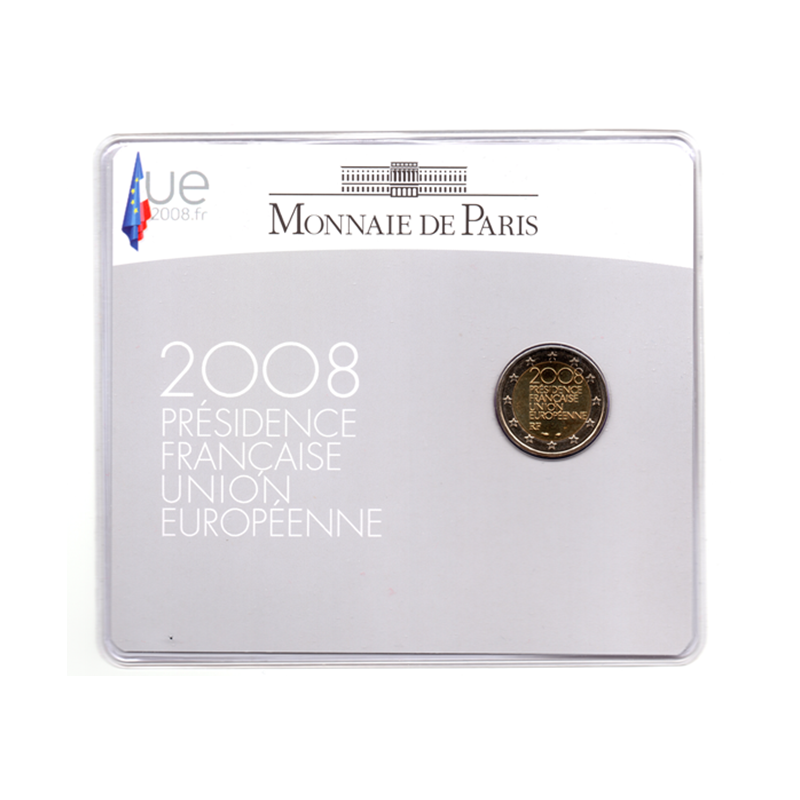2 Euros France 2008, BU, Présidence du conseil de l’Union Européenne