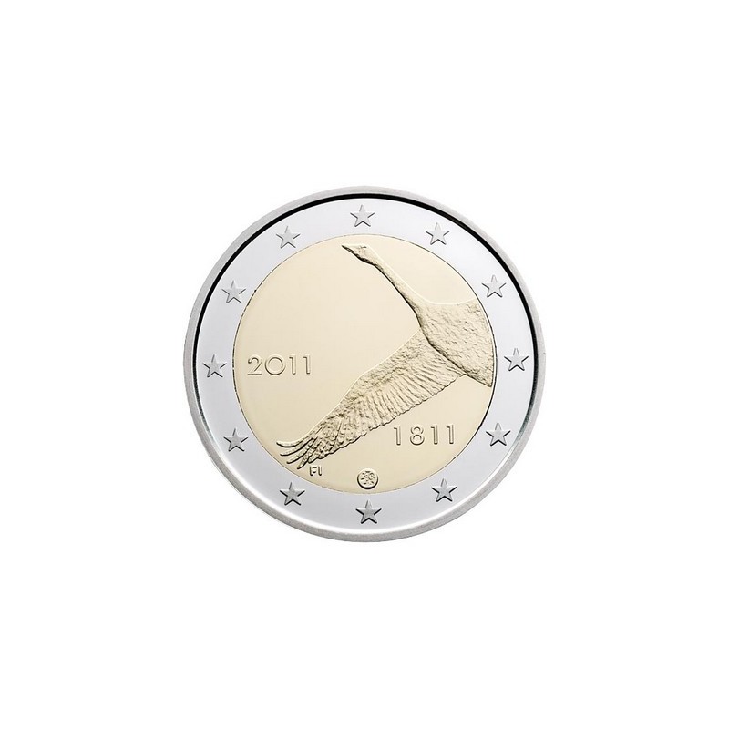 2 Euros Finlande 2011, UNC, 200ᵉ anniversaire de la banque de Finlande