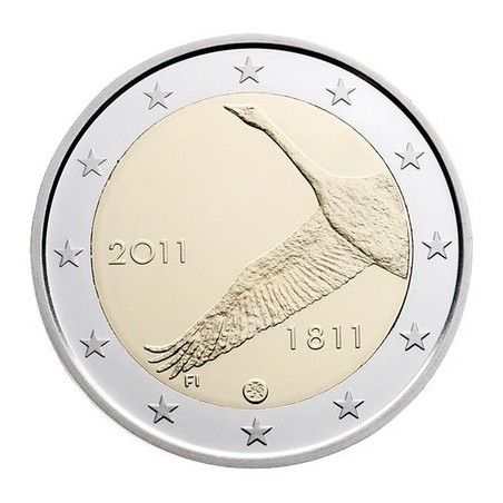 2 Euros Finlande 2011, UNC, 200ᵉ anniversaire de la banque de Finlande