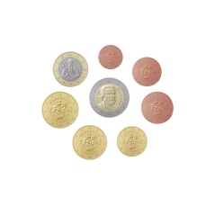 Série 8 pièces Bulgarie, BU, Face Nationale 2026