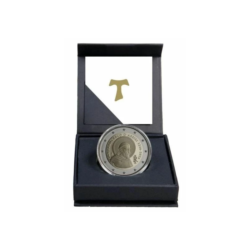 Pièce de 2 Euros Italie 2026, BEPI, 800e anniversaire de la mort de saint François d’Assise