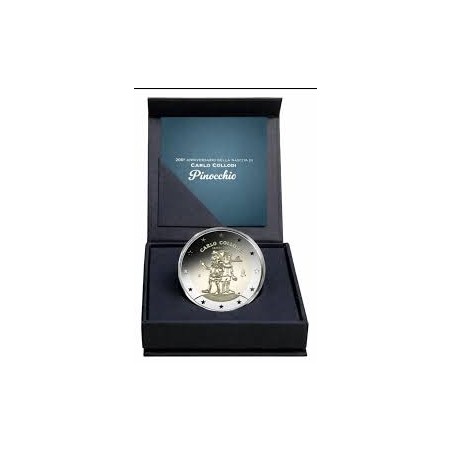 2 euros Italie 2026, BE, les 200e anniversaire de Carlo Collodi – Pinocchio