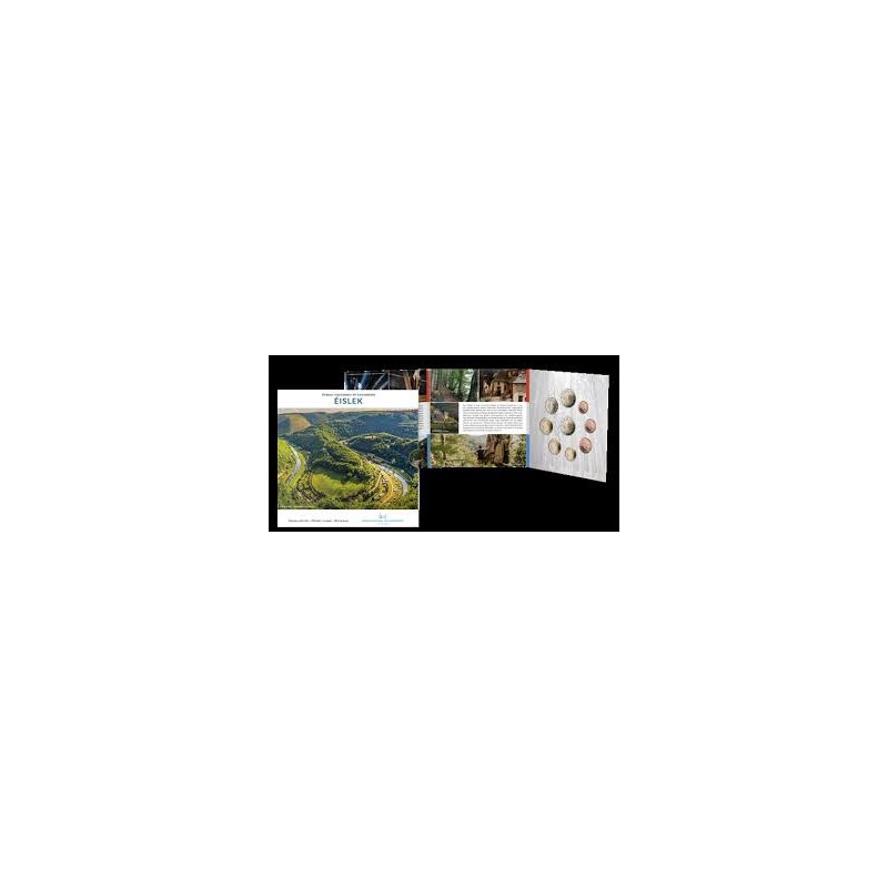 Coffret BU 9 pièces euro, Luxembourg 2026, Face nationale - LA RÉGION ÉISLEK (Version prix Charlemagne) Coffret BU 9 pièces euro, Luxembourg 2026, Face nationale - LA RÉGION ÉISLEK (Version prix Charlemagne)