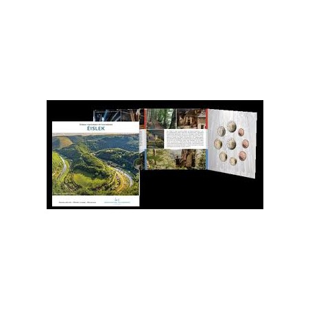Coffret BU 9 pièces euro, Luxembourg 2026, Face nationale - LA RÉGION ÉISLEK (Version Grand-Duc Guillaume)