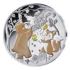 5 euros France 2026, BE, Ma première pièce, Argent colorisé