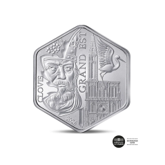 10 euros France 2026, UNC, Argent Hexagonale Région Grand Est