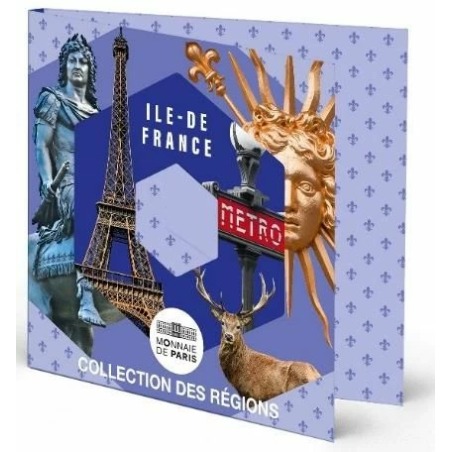 10 euros France 2026, UNC, Argent Hexagonale Région Ile-De-France