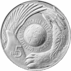Coffret Saint-Marin 2021, BU, Journée Internationale de la Diversité biologique + 5 Euro Argent