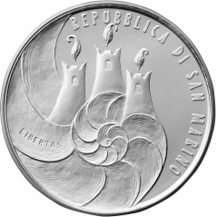Coffret Saint-Marin 2021, BU, Journée Internationale de la Diversité biologique + 5 Euro Argent