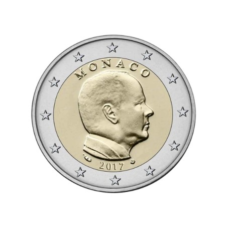 2 Euros Monaco 2016, UNC, Face nationale Prince Albert II