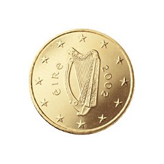 Série 8 pièces euro Irlande 2007, UNC, Face nationale