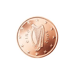Série 8 pièces euro Irlande 2007, UNC, Face nationale
