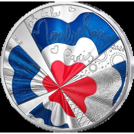Pièce de 10 euros France 2026,Argent UNC, Le moulin rouge