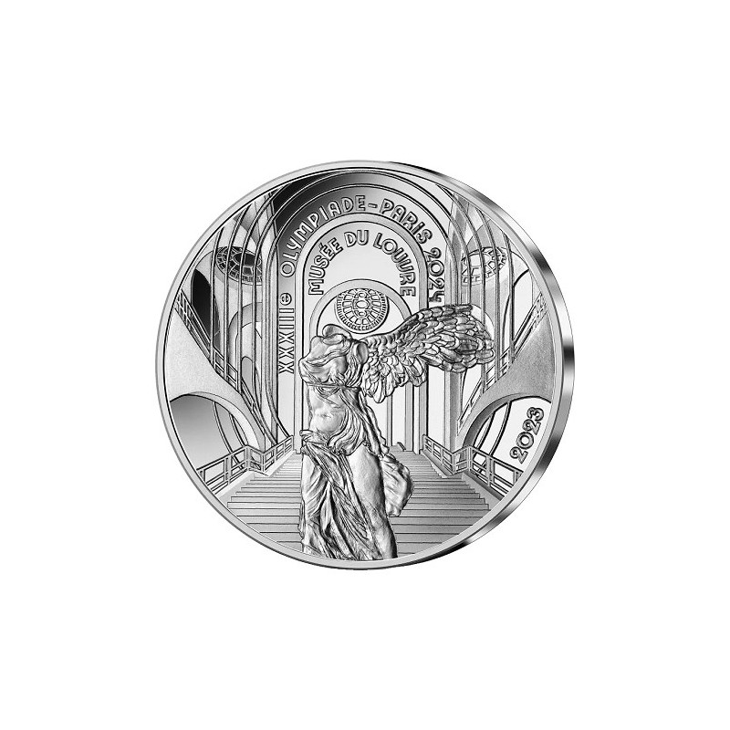 Pièce de 10 Euros France 2023, Argent, Coffret BE, le Louvre - Monnaie de Paris Pièce de 10 Euros France 2023, Argent, Coffret BE, le Louvre - Monnaie de Paris
