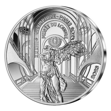 Pièce de 10 Euros France 2023, Argent, Coffret BE, le Louvre - Monnaie de Paris