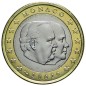 1 Euro Monaco 2002, UNC, Face nationale Albert II et Rainier III