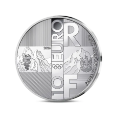 Pièce de 10 euros France 2026, BE, Passage de témoin JO 2030 Les Alpes Française