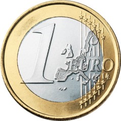 Pièce de 1 Euro Saint-Marin 2026, UNC, face nationale La deuxième tour "LA CESTA"