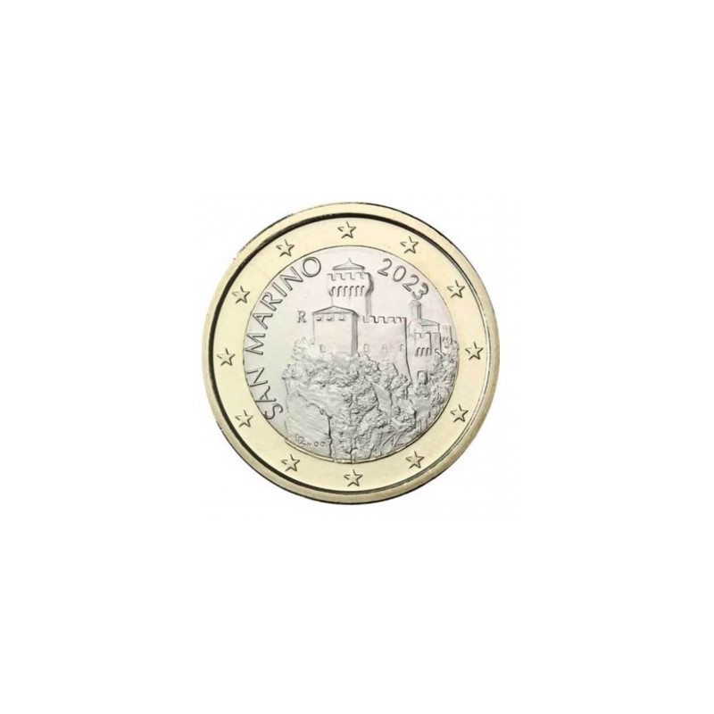 Pièce de 1 Euro Saint-Marin 2026, UNC, face nationale La deuxième tour "LA CESTA" Pièce de 1 Euro Saint-Marin 2026, UNC, face nationale La deuxième tour "LA CESTA"