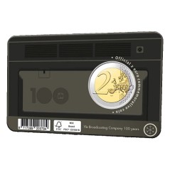 Pièce de 2 euros Finlande 2026, BU, Les 100 ans de la radio Finlandaise - version Anglaise