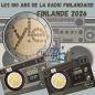 Duo de Pièces de 2 euros Finlande 2026, BU, Les 100 ans de la radio Finlandaise - versions Finlandaise et Anglaise