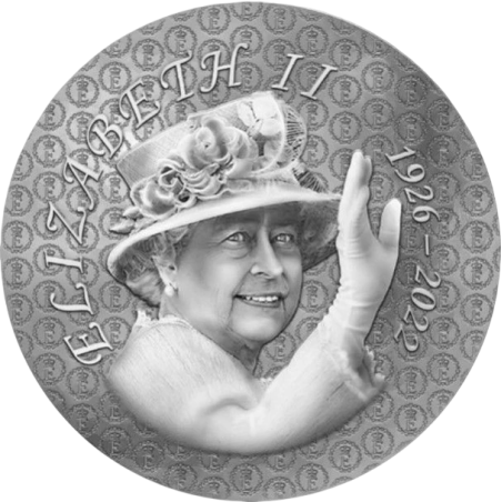Pièce de 10 euros France 2026,Argent UNC, La reine Elizabeth II