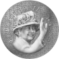Pièce de 10 euros France 2026,Argent UNC, La reine Elizabeth II