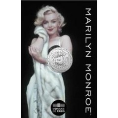 Pièce de 10 euros France 2026,Argent UNC, Marilyn Monroe