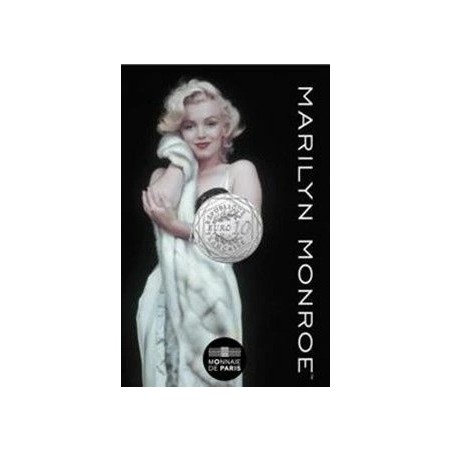 Pièce de 10 euros France 2026,Argent UNC, Marilyn Monroe