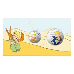Duo de Pièces de 10 euros et 50 euros France 2026, Argent UNC, Petit Prince